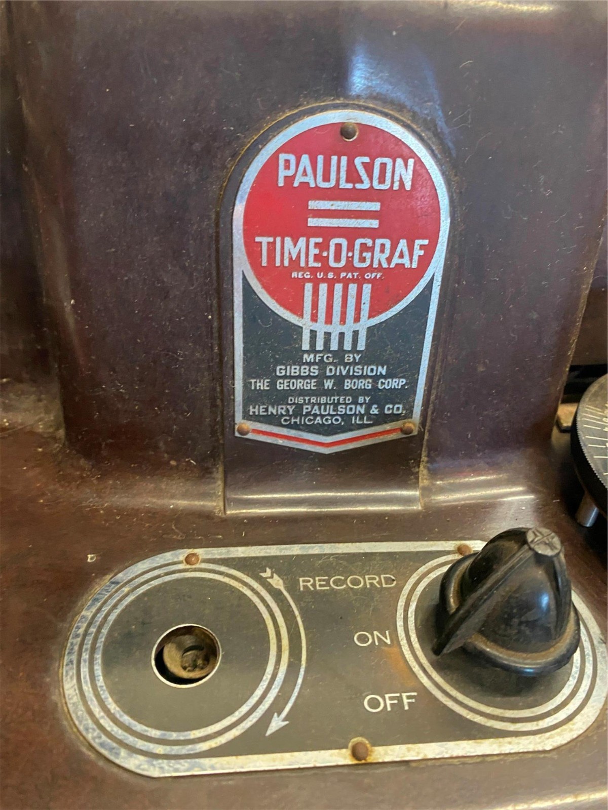 Vtg Pocket Wrist watch machine Tool Paulson time o Graf Watchmaker Repair Timer!