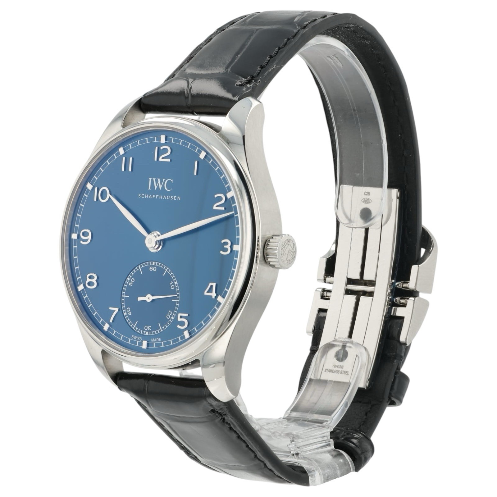 IWC Portugieser Blue Dial Stainless Steel 40mm Automatic Men’s Watch IW358305