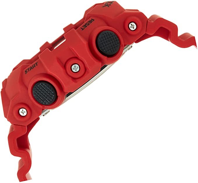 G-Shock Quartz Red Rubber Shock Resistant Casio Men’s Watch GA-700-4ACR