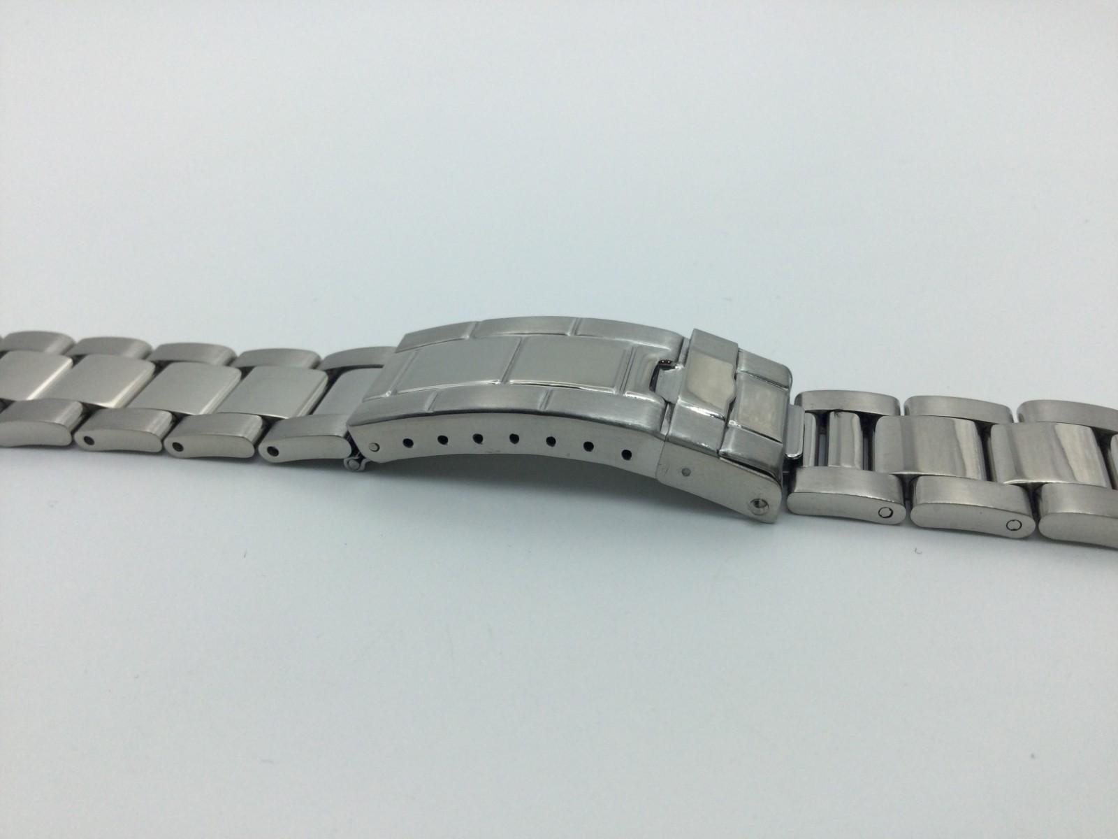 20MM OYSTER WATCH BAND FOR ROLEX SUBMARINER S/STEEL FLIP LOCK HOLLOW END LINKS