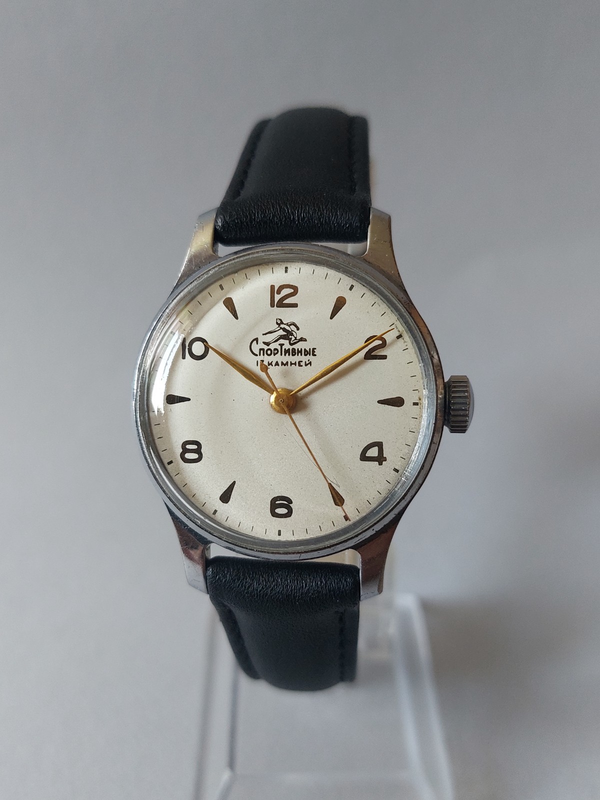 Sportivnye Stop-sec function 1956 1 МЧЗ Authentic USSR (Serviced,Oiled)