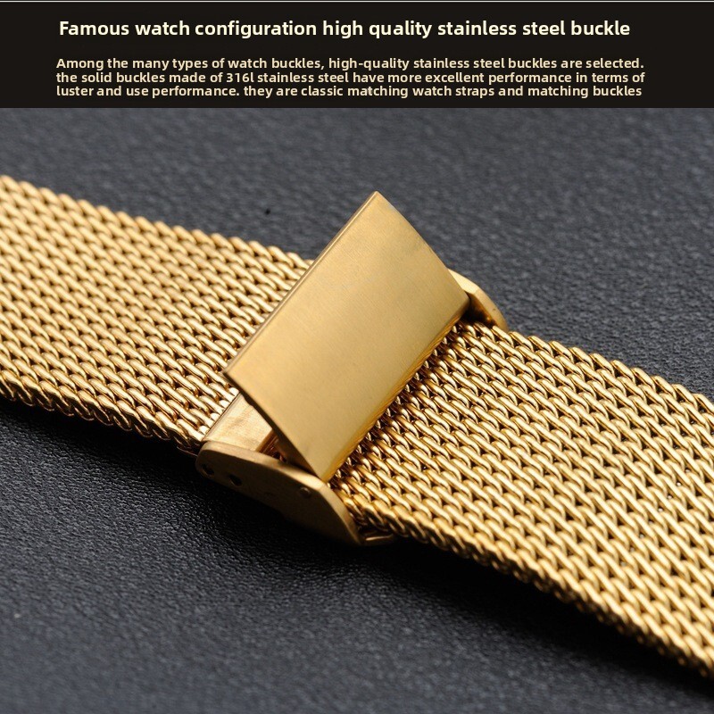 Super Quality Solid Stainless Steel Watch Band Milanese Mesh Bracelet 18mm-24mm