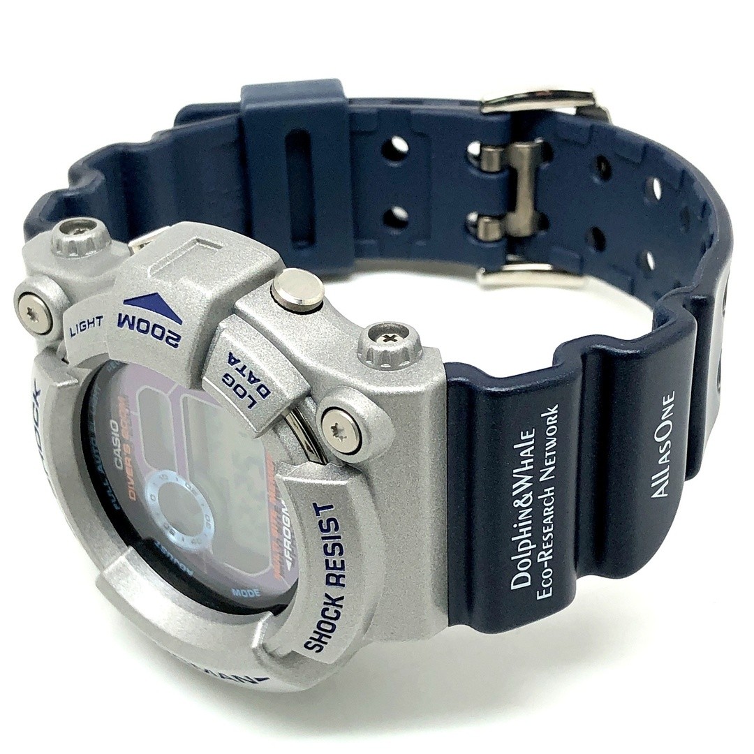 G SHOCK GW 200K 2 FROGMAN Ilkji 2001 Frogman Tough Solar Silver x Navy Released