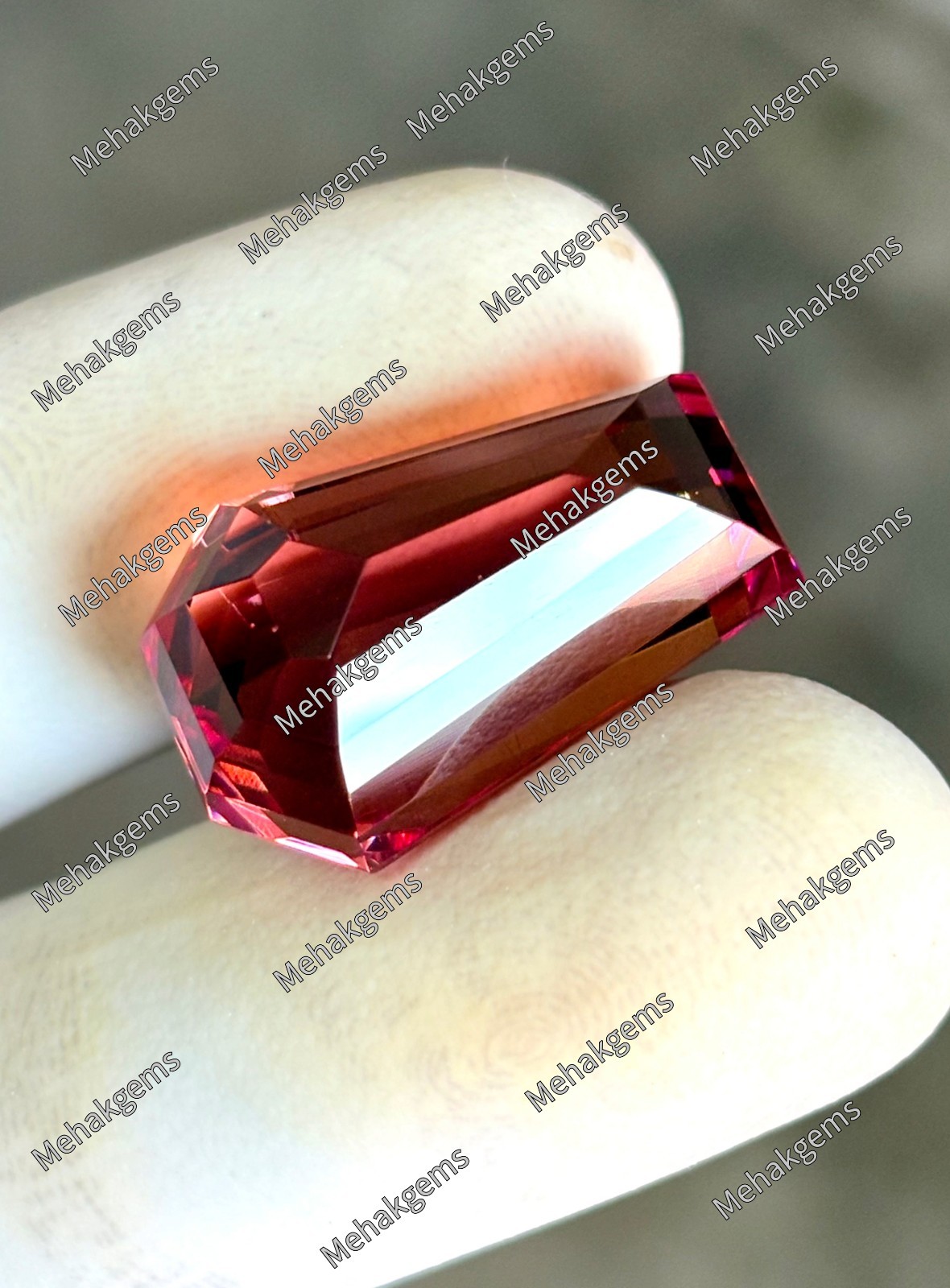 33 Ct Color Change Zultanite Gemstone, Coffin Cut Diaspore for Statement Ring