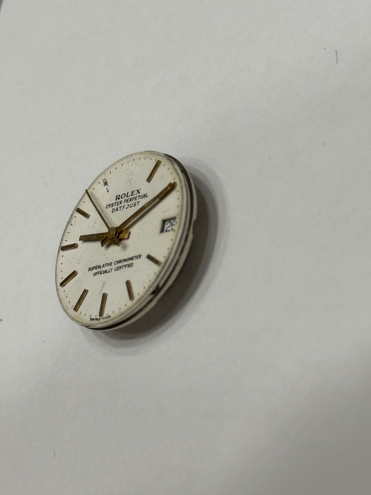 Eta 2671 Movement & Dial Automatic Swiss Made Running