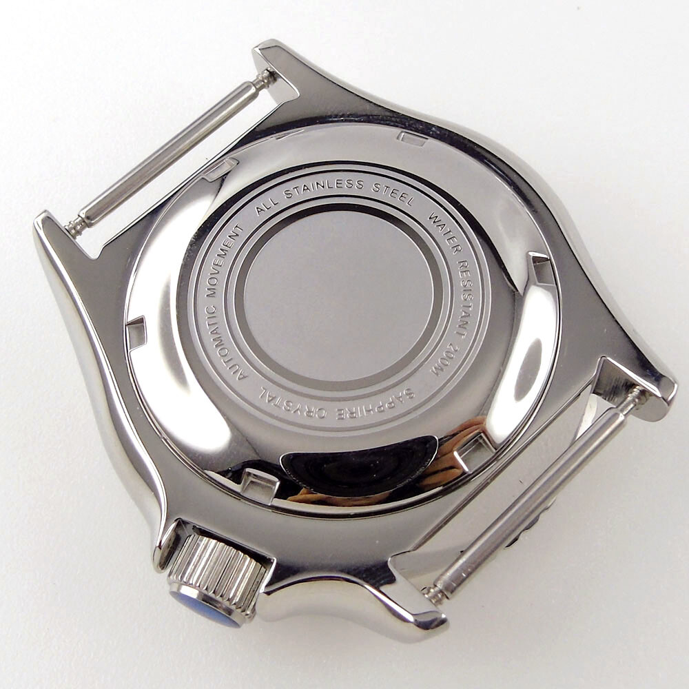 42mm Sapphire Glass Watch Case fit SKX 007 NH35 NH36 2824 200M Water Resistance