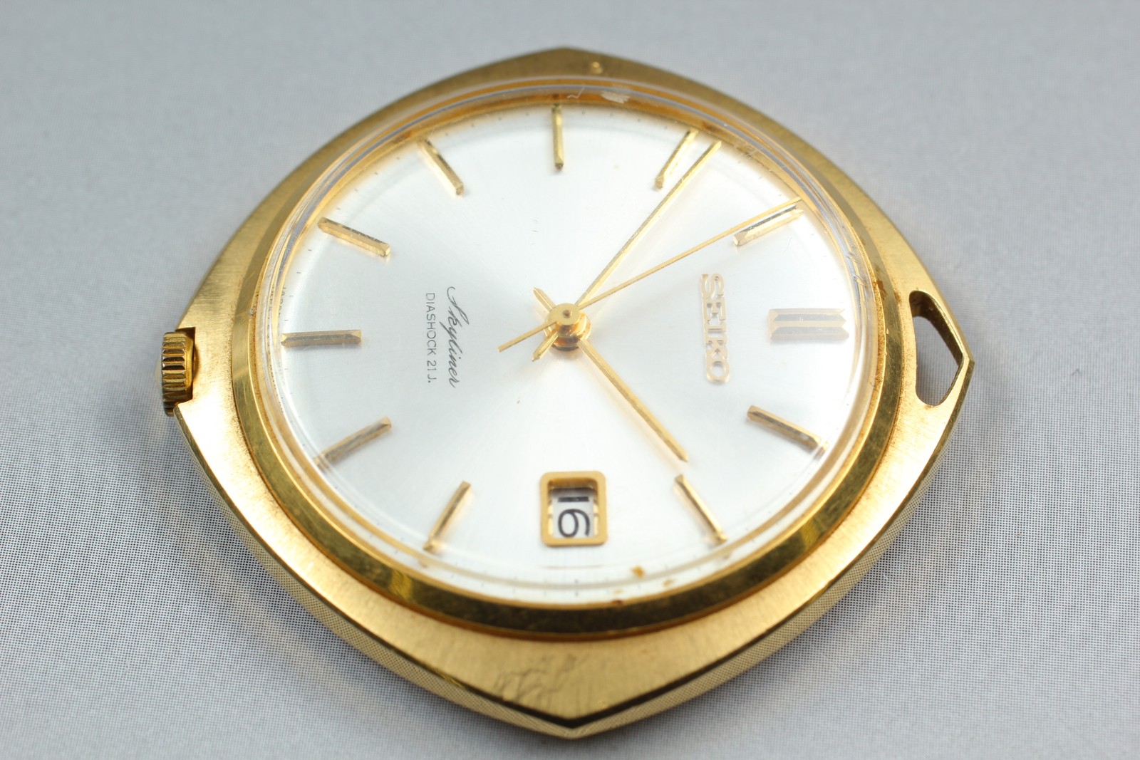 [Exc+4] Seiko Skyliner manual winding watch pendant type From JAPAN