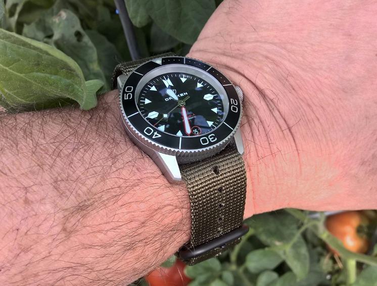 Ballistic Nylon 3 Ring PVD Zulu Watch Strap 22mm N.A.T.O G10 Military Dive