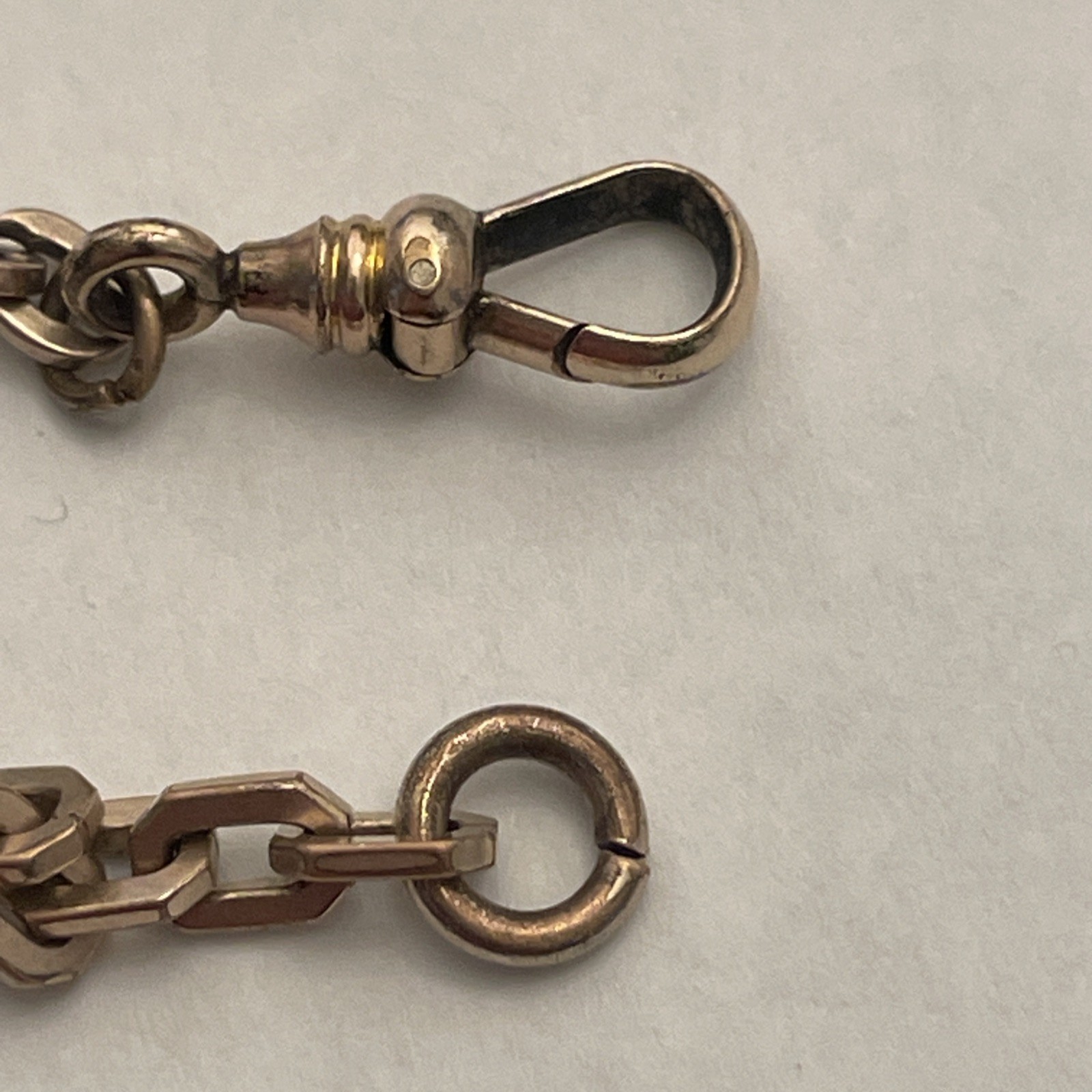 Bliss Bros. Co. Vintage Gold Filled Men’s Pocket Watch Chain 7.5” EUC Vintage