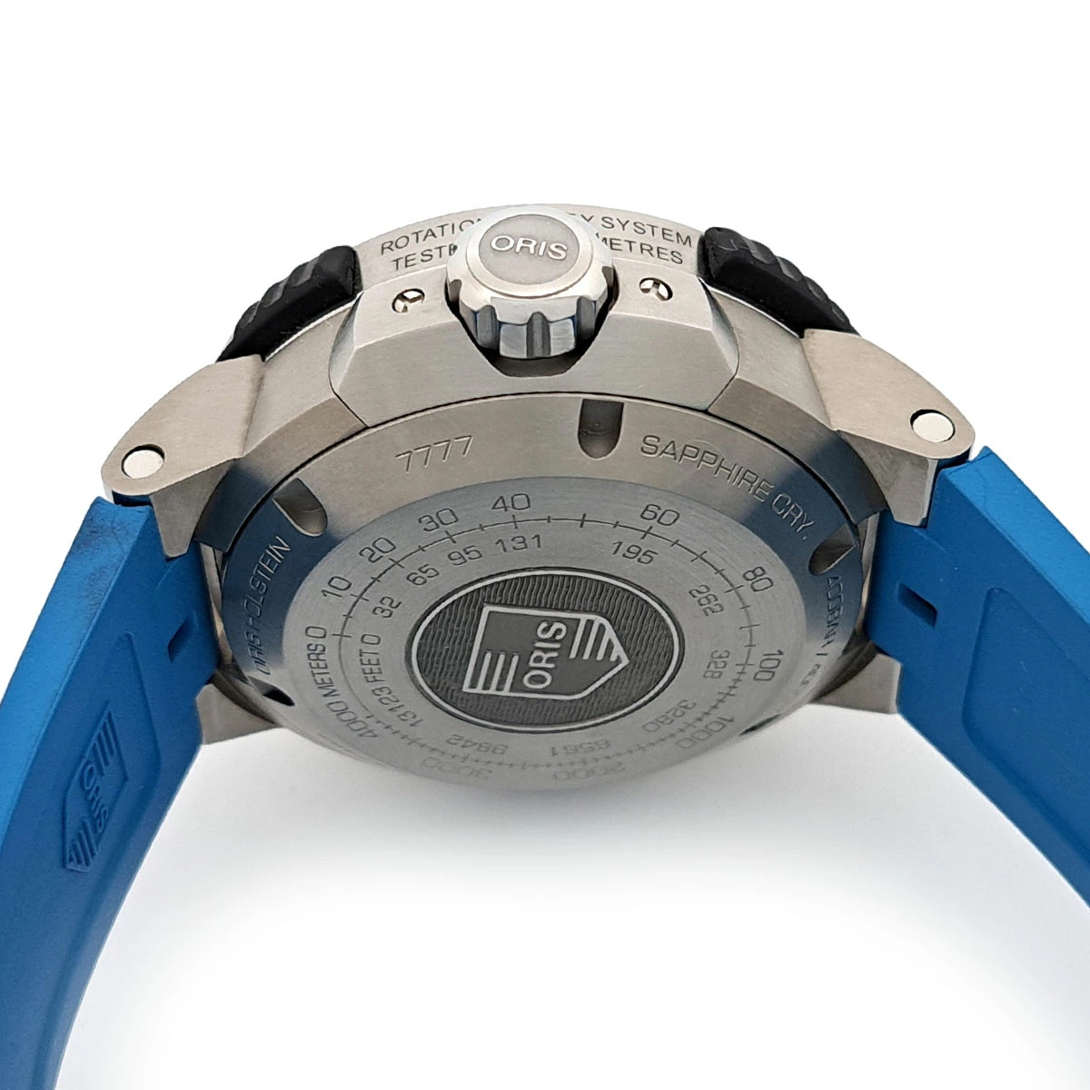 ORIS 7777 Blue Case Size 47mm Wrist Size 18cm～24cm Men’s Used Watch #71015