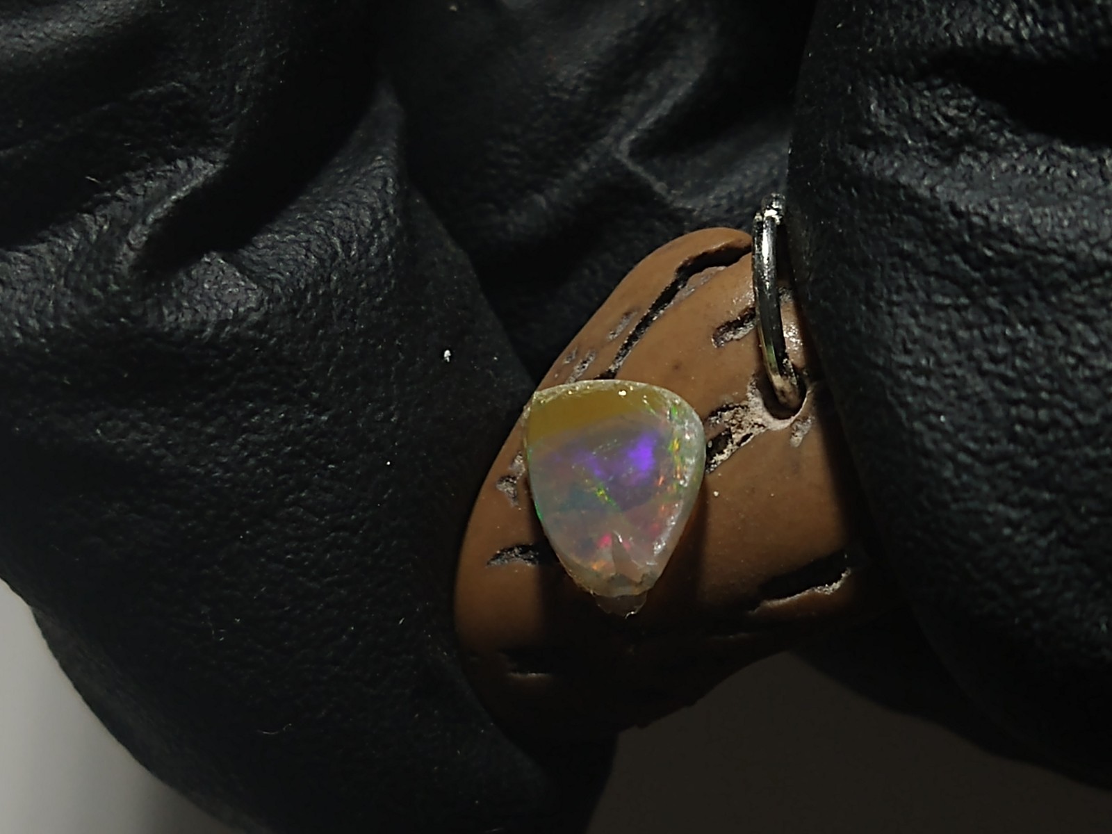 Walnut Opal Pendant