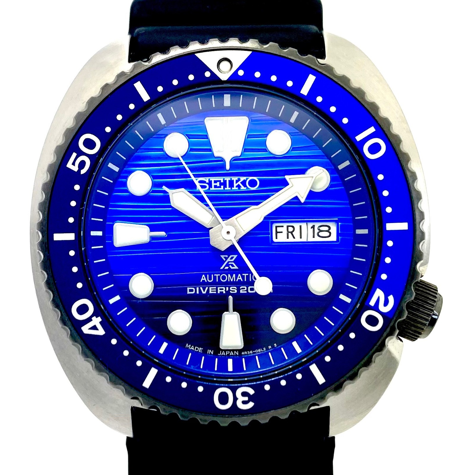 Seiko Prospex Turtle SRPC91 Blue Gradient Automatic Divers Watch – From Japan