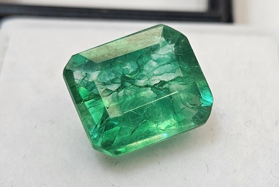 Green Colombian Emerald 4-5 Ct Emerald Cut EGL CERTIFIED Loose Gemstone