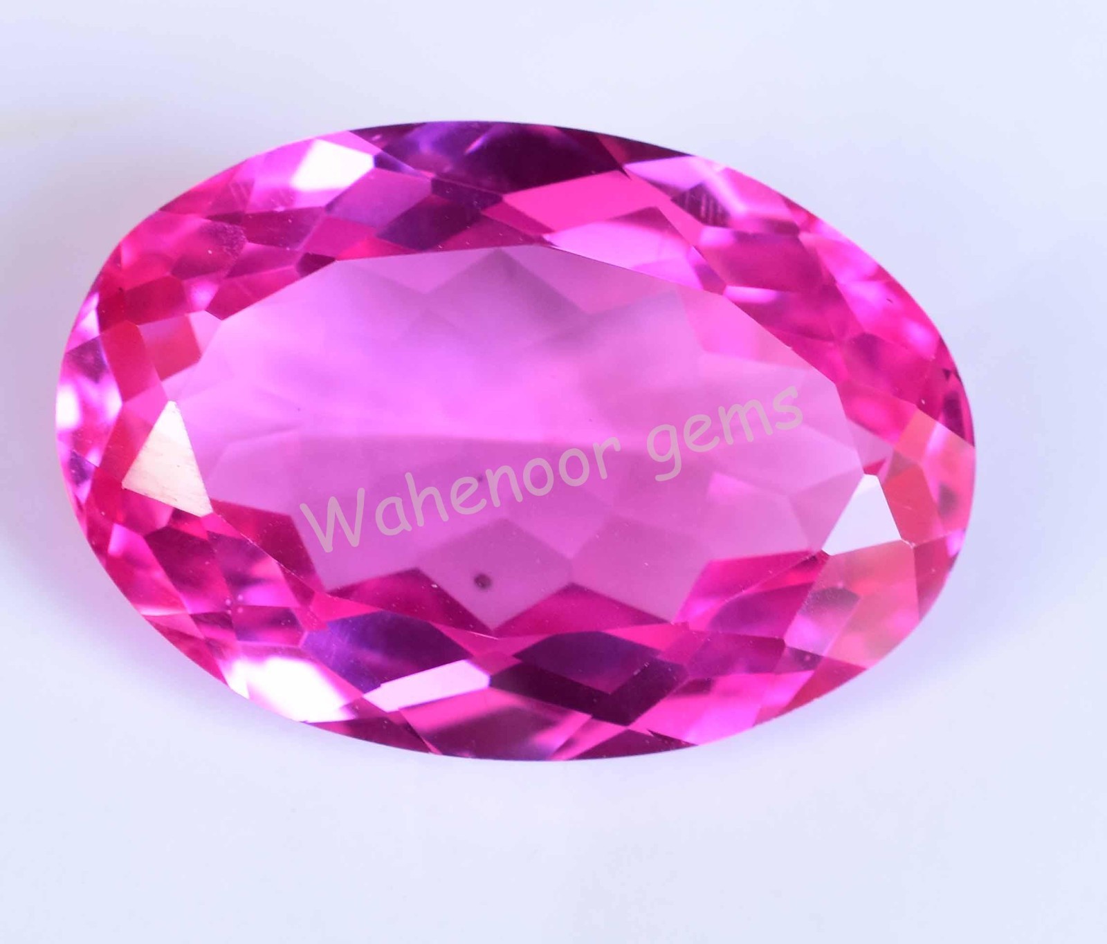 Natural Mogok Pink Ruby 36.40 Ct Oval Certified Flawless Loose Gemstone