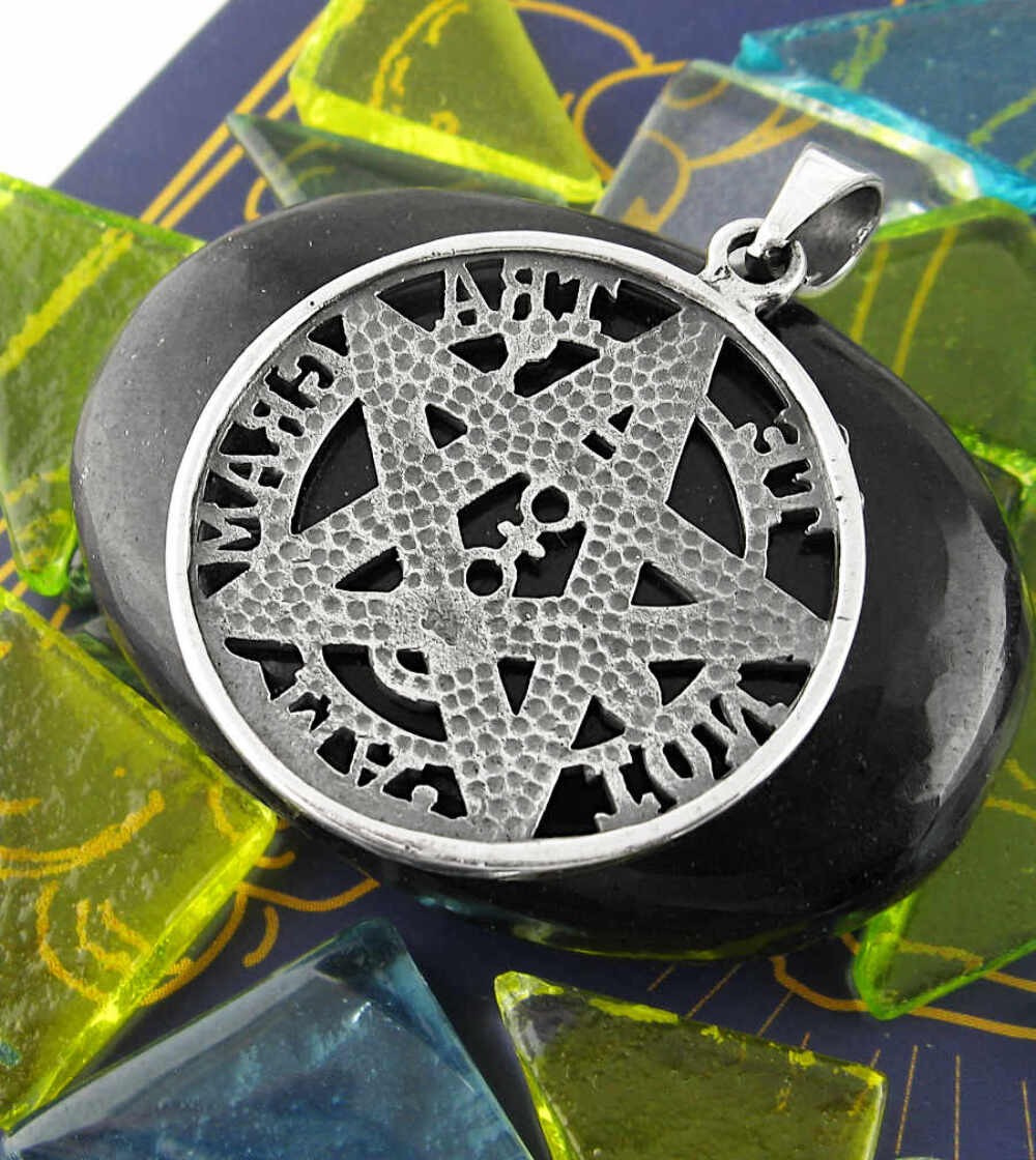 Tetragrammaton Yahweh HaShem Pendant ONLY No CHAIN Oxidized wh493