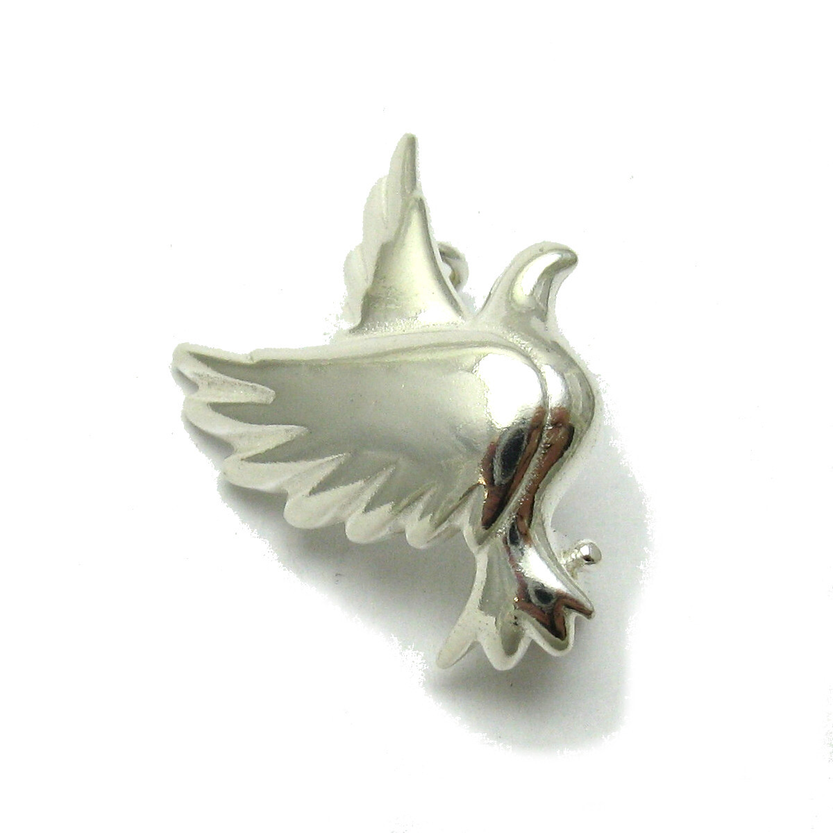 Sterling Silver Brooch Dove Genuine Solid Hallmarked 925 Nickel Free Handmade