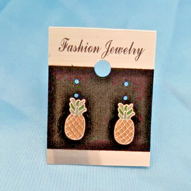 New Fashion Jewelry Girls Teens Post/Stud Earrings Pineapples Multicolor