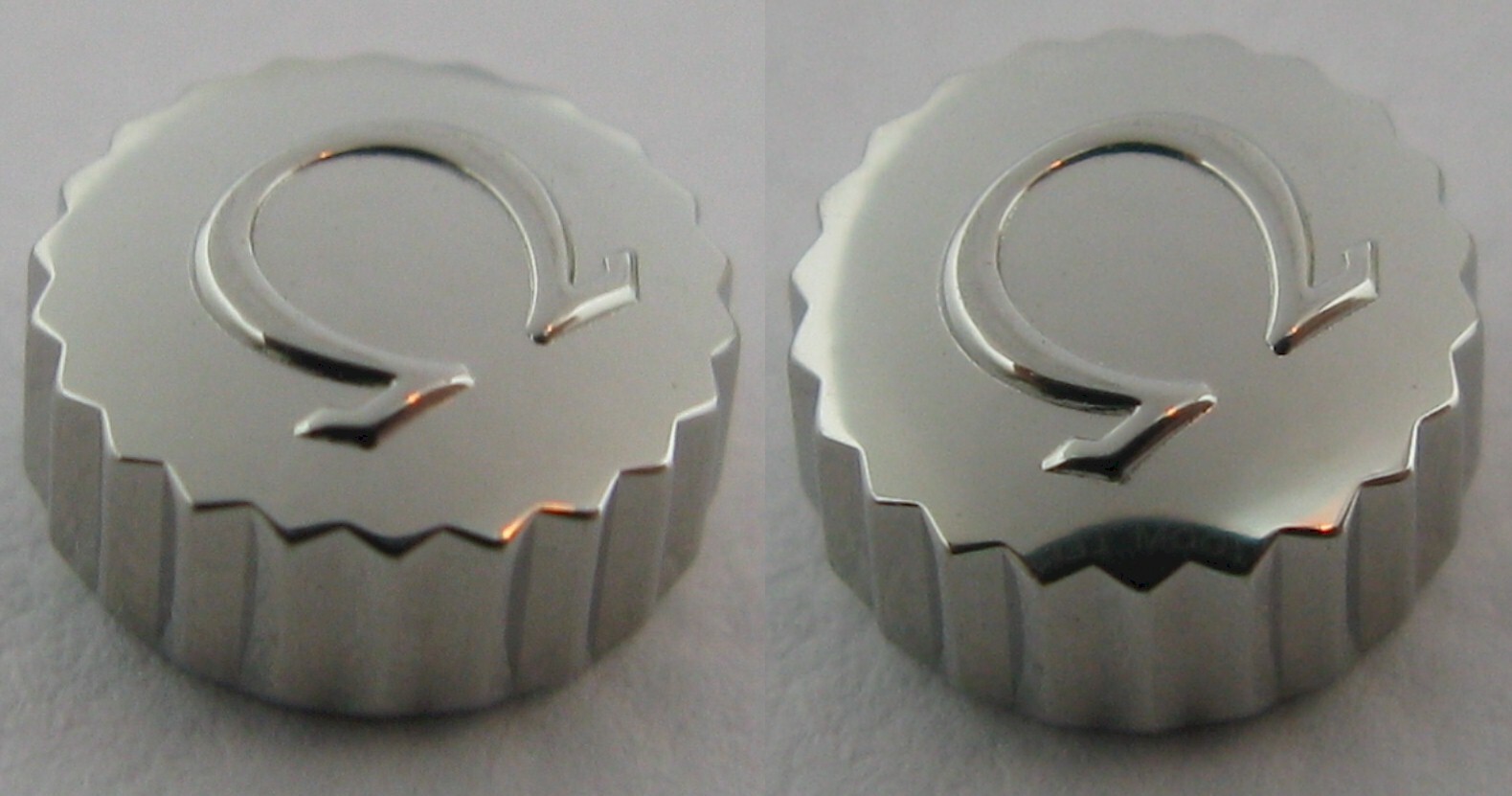 Omega crown in stainless steel 069ST42213 diameter 5.9 mm * Tap 10 *