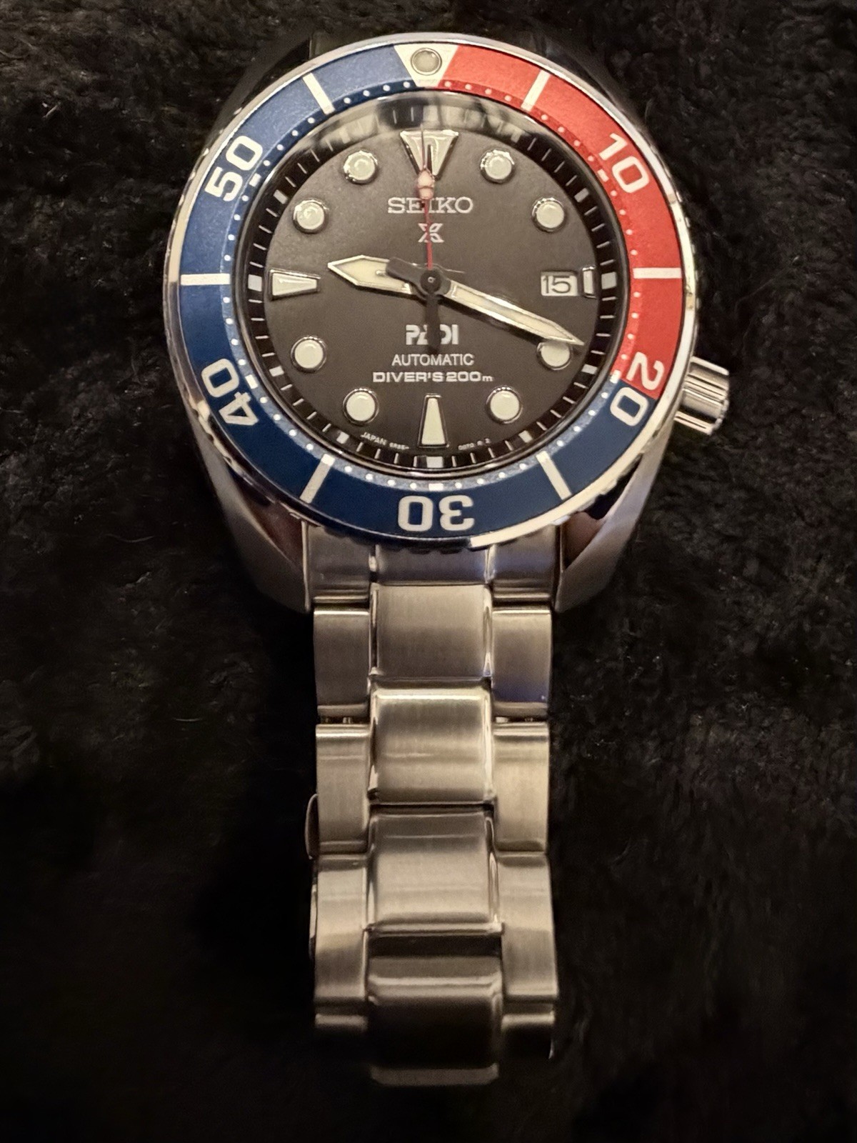 Seiko Prospex SBDC121 (aka SPB181) PADI Sumo Pepsi JDM Import Diver