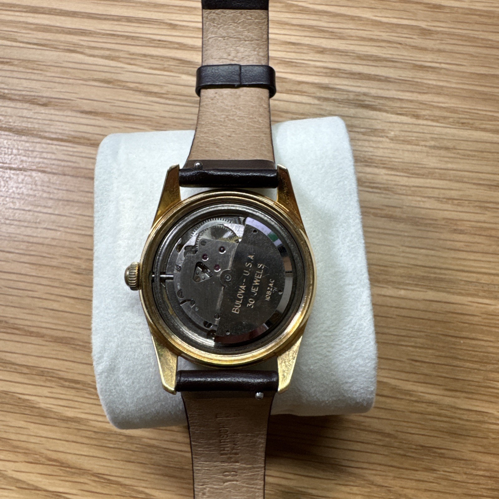 Vintage BULOVA 30J Automatic Men’s Watch – 10BZAC (USA-made movement) – Running