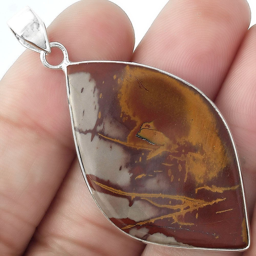 Natural Noreena Jasper 925 Sterling Silver Pendant Jewelry P-1001