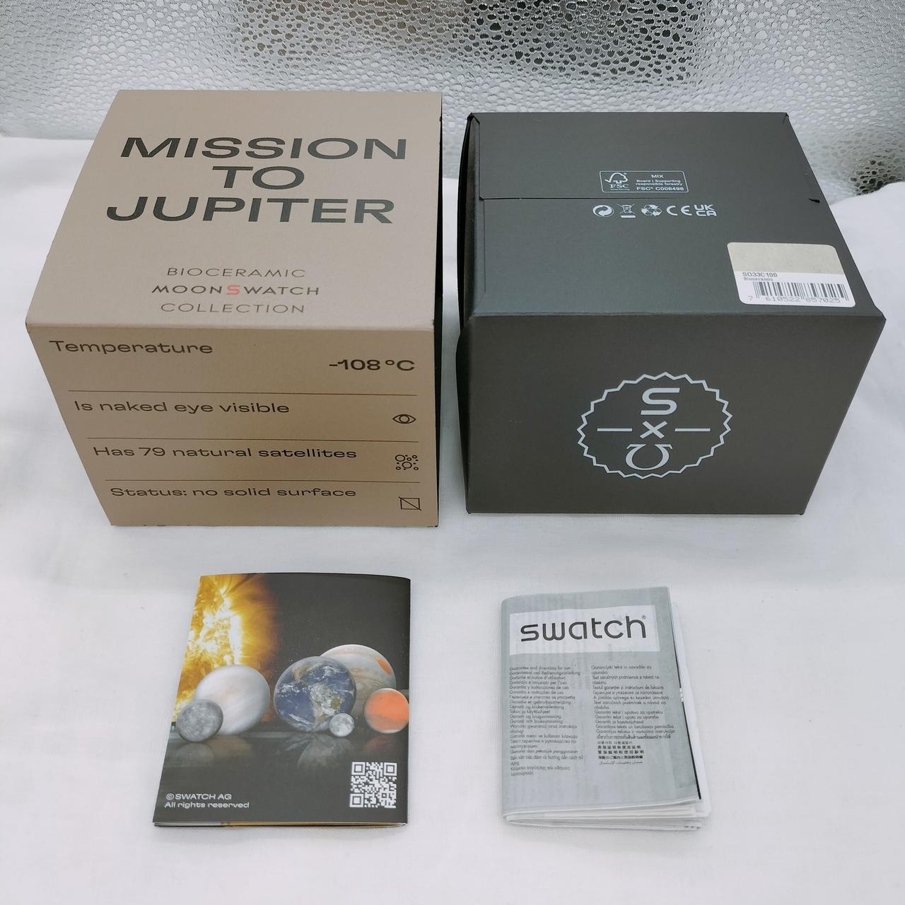 Omega x Swatch MoonSwatch SO33C100 Bioceramic Quartz Japan