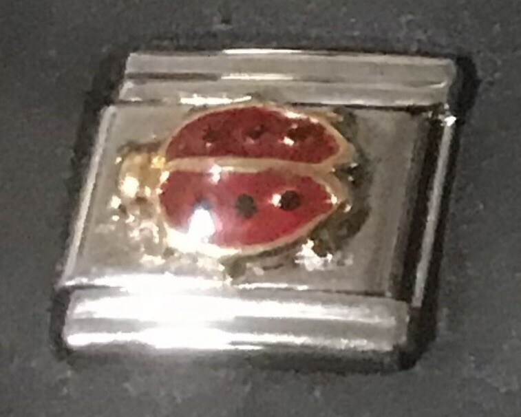 Ladybug Wholesale Italian CHARM Enamel Link 9MM K50 -K47