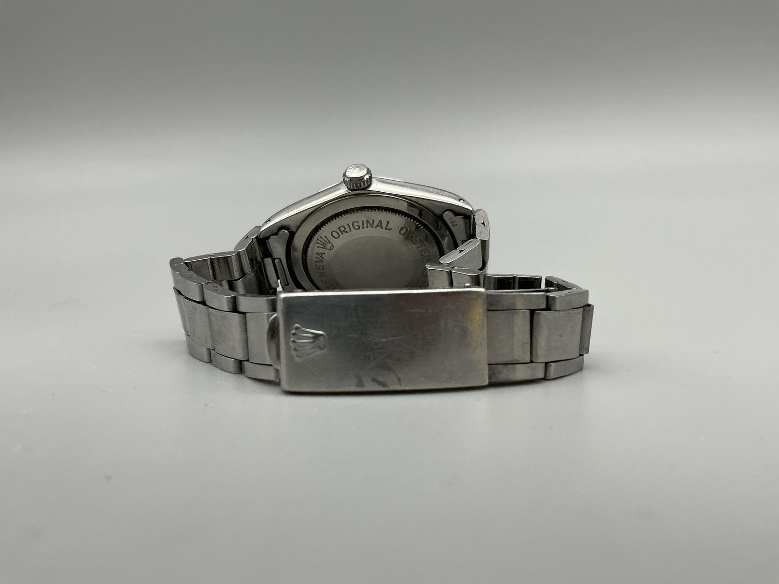 Vintage Tudor Prince Oysterdate Mens Watch 33mm Blue Dial Oyster Automatic 7.5″
