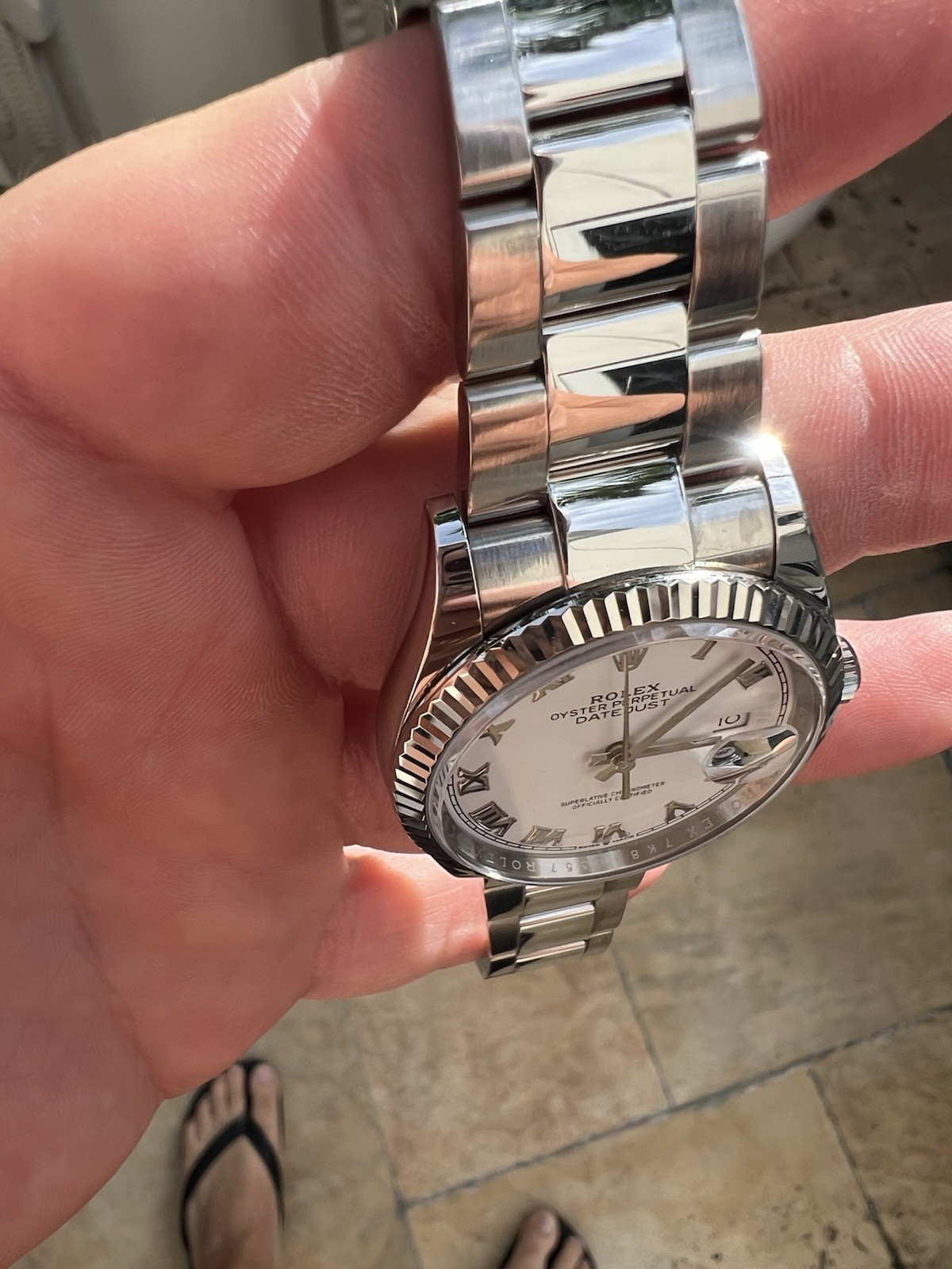 2022 Rolex Datejust 36mm White Dial Watch 126234, EXCELLENT CONDITION!