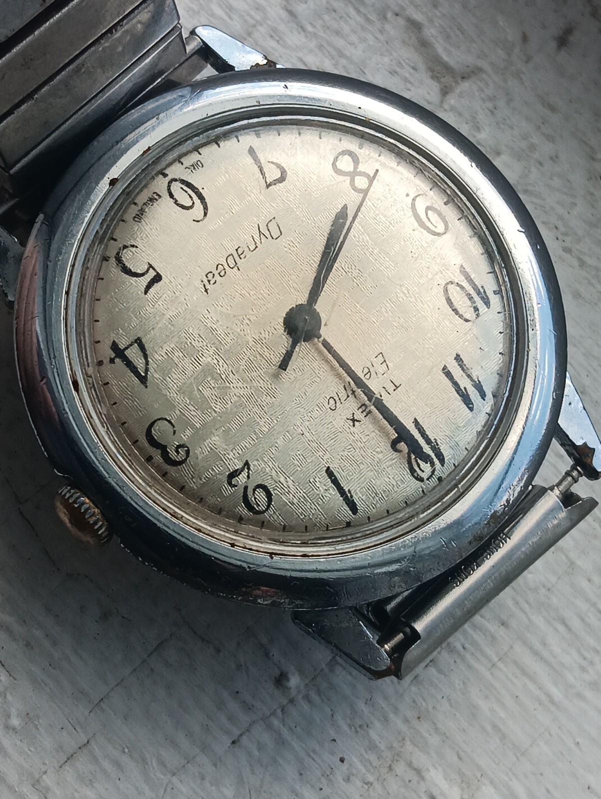 Vintage Timex Electric Dynabeat Watch Needs Battery