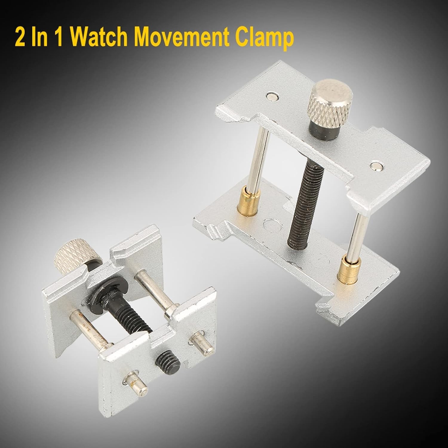 2Pcs Adjustable Watch Movement Holder Set – Ideal for Watchmakers & DIYers