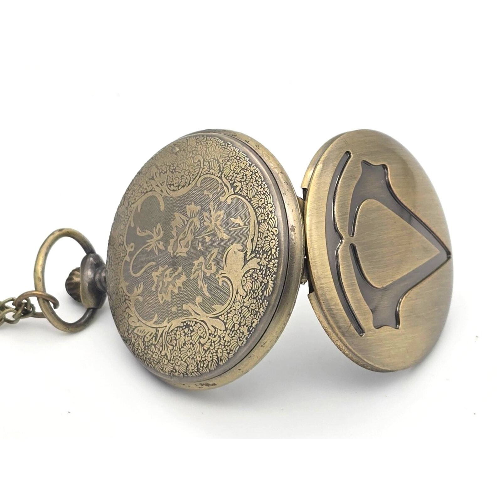 Video Game Pocket Watch – Vintage Steampunk Timepiece Unique Gift Fans Templars