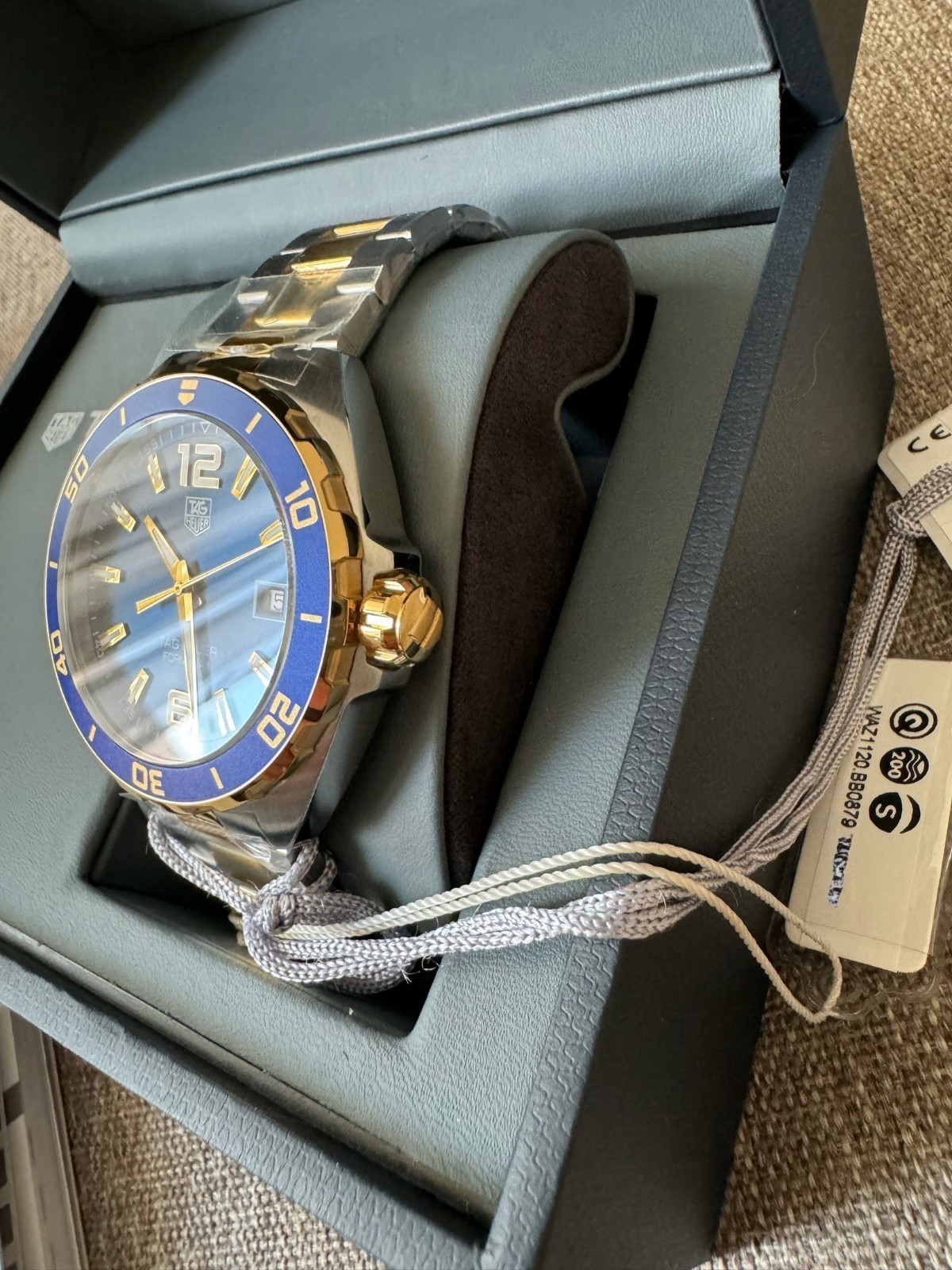 TAG Heuer Formula 1 Quartz Steel Blue Gold Men’s Watch WAZ1120.BB0879