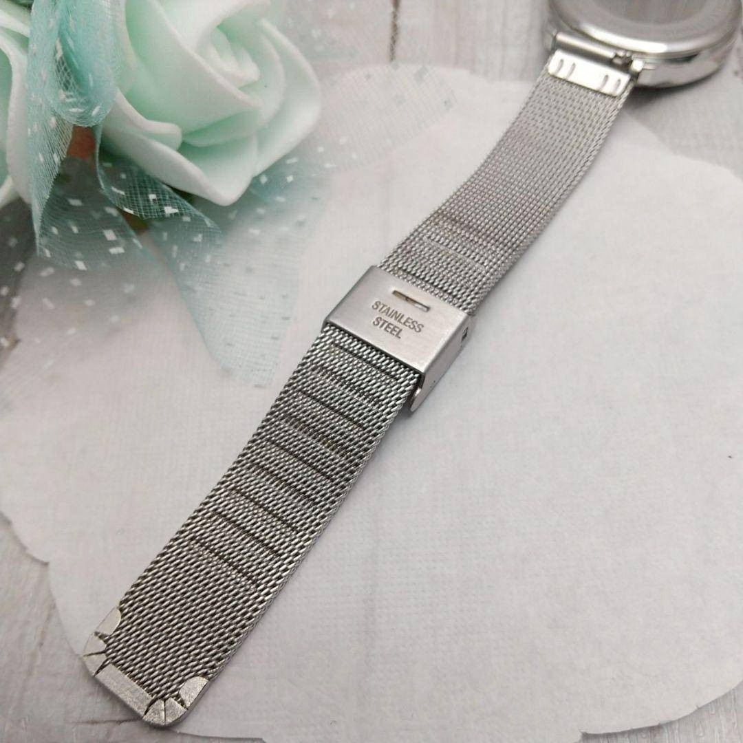 Working Item Furla Wristwatch Ladies’ Unisex Brand Logo Mesh Belt