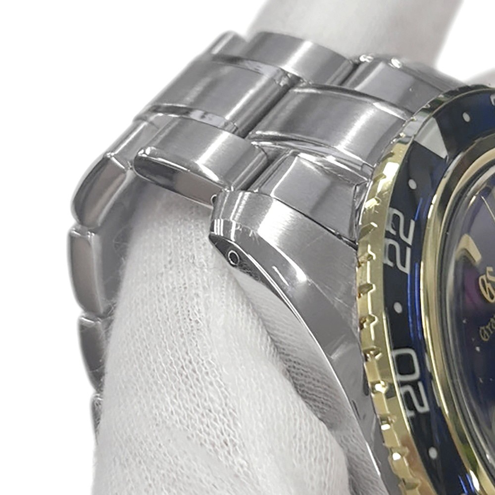 SEIKO Grand Seiko Sports Collection GMT Spring Drive 44mm Steel 18K Yellow G…