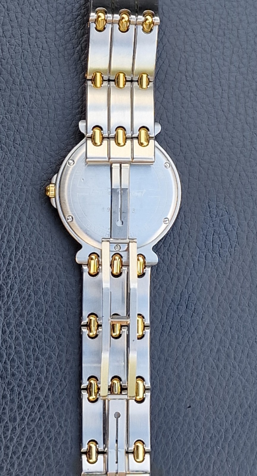 Gents EMILE PEQUIGNET Morea Date & Day Quartz watch, Box and papers, 33mm.