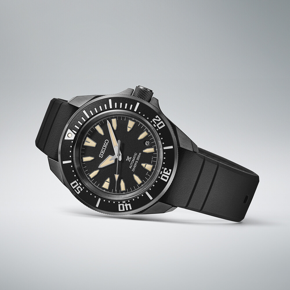 SEIKO PROSPEX SBDY133 SAMURAI Mechanical Automatic Diver Black 41.7mm Watch