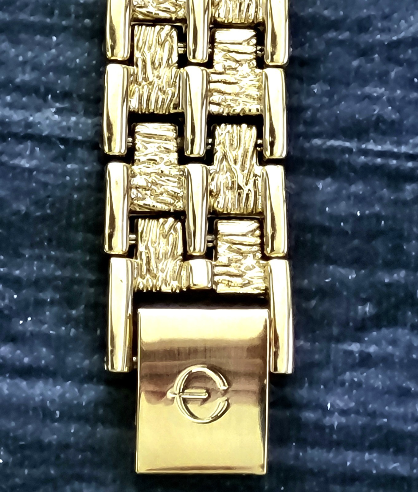 Rare Elgin Gold Nugget Men’s Fashion Bracelet With All Links
