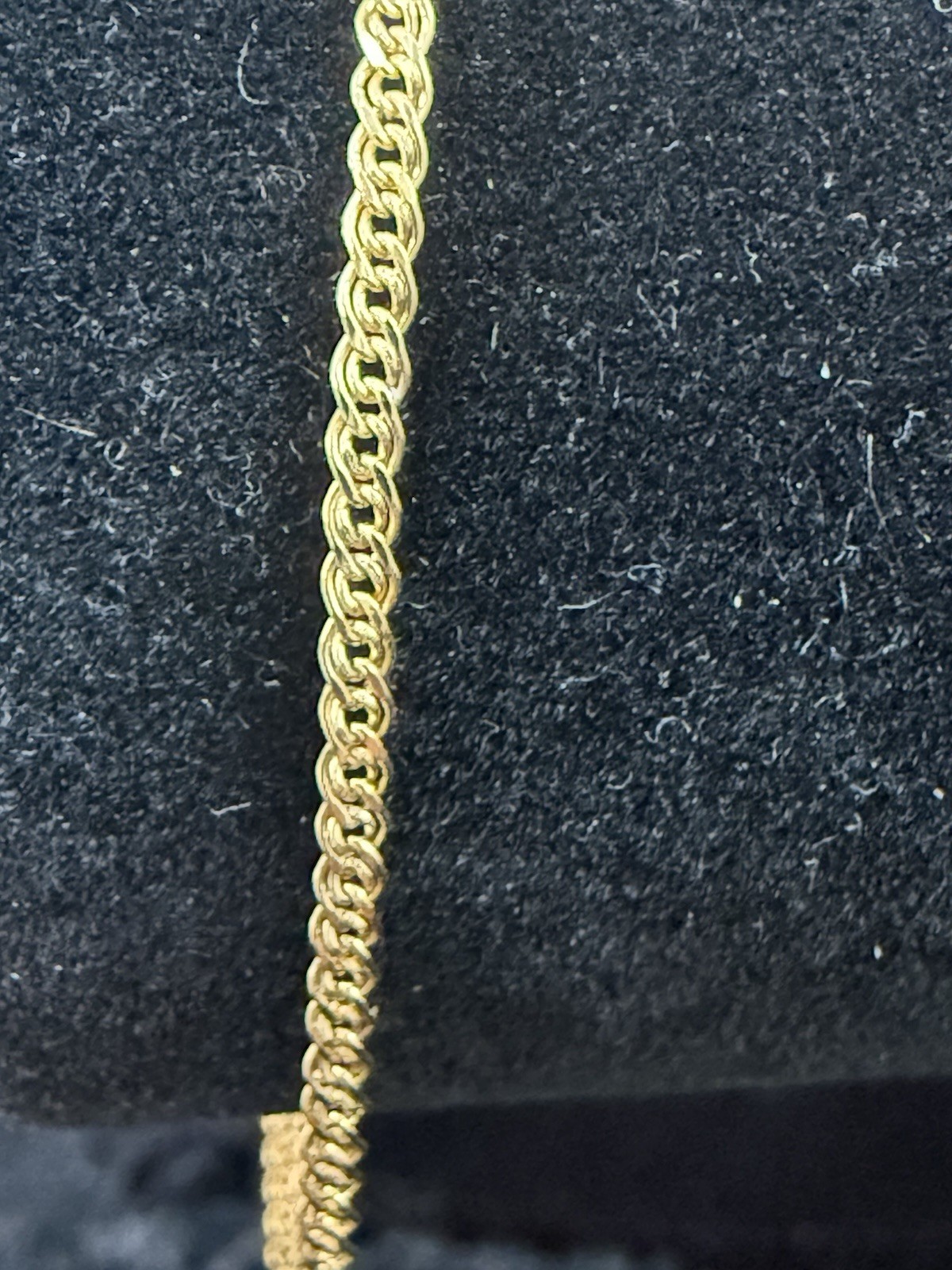 10K Double Cuban Link Solid Gold Yellow Bracelet 6” Inch 1.5mm New 10kt Stacker