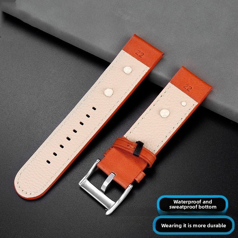 For Hamilton Khaki Field H70555533 H70455733 Genuine Leather Watch Strap 20 22mm
