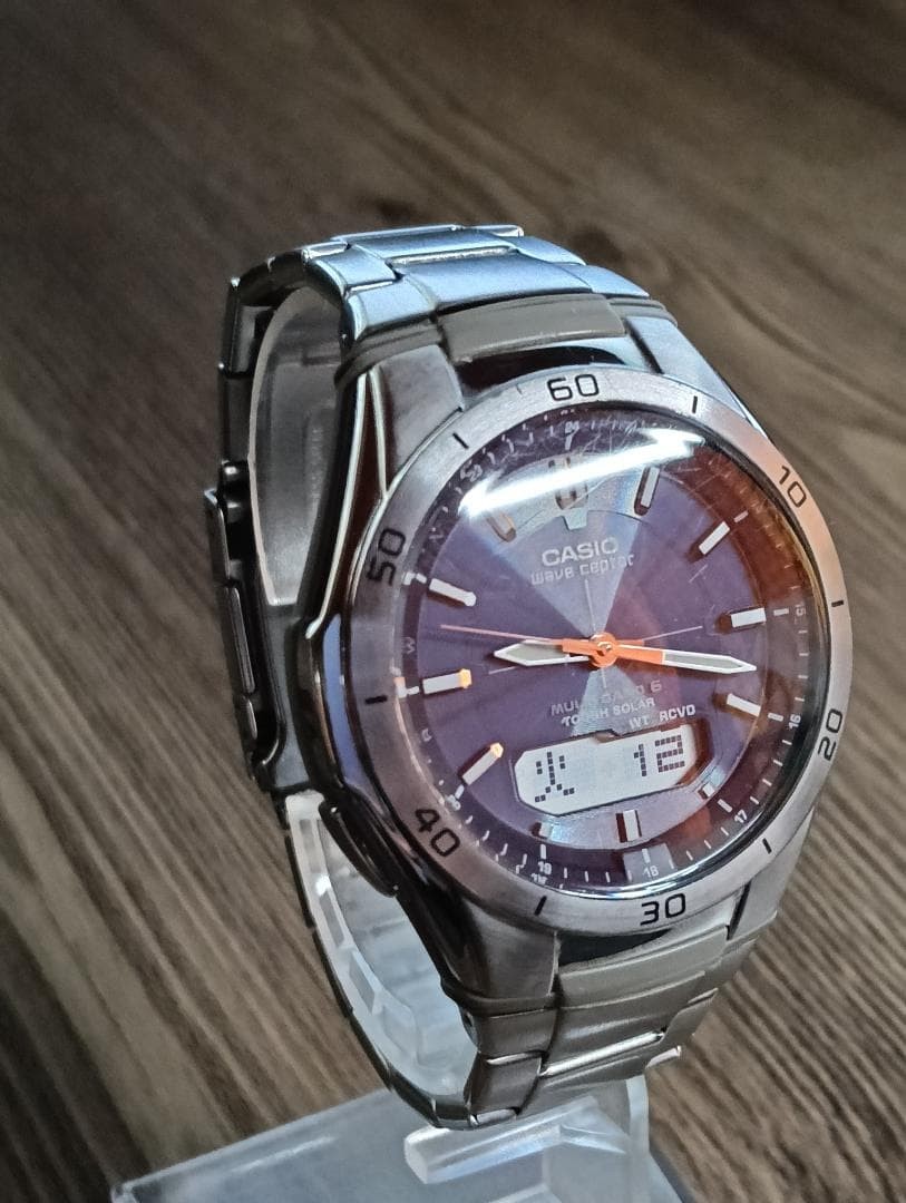 CASIO Wave Ceptor Solar Radio-Controlled Watch WVA-M640