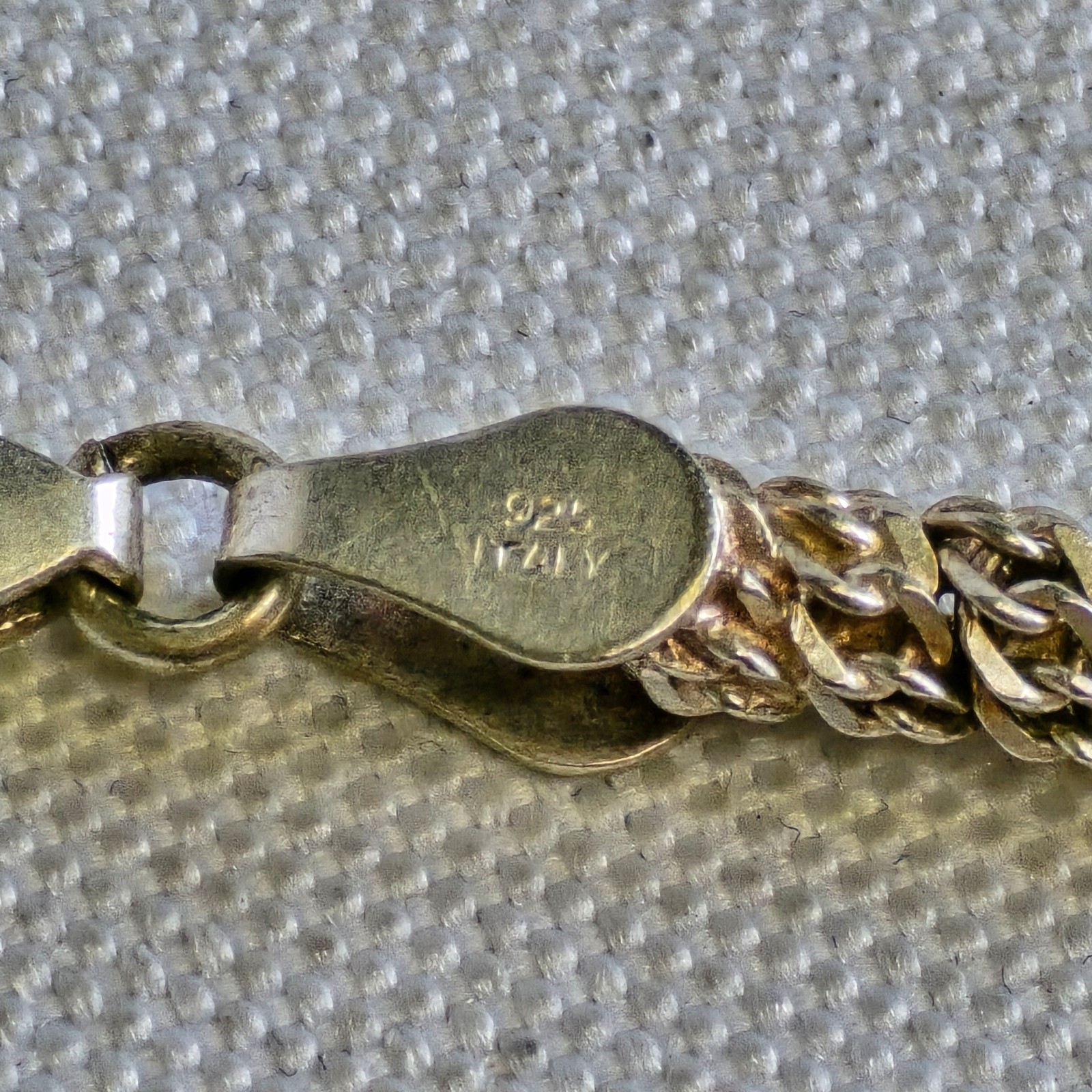 Sterling Silver Bracelet 7.71g Fine Jewelry 7.5″ Unique Chain Lobster Clasp