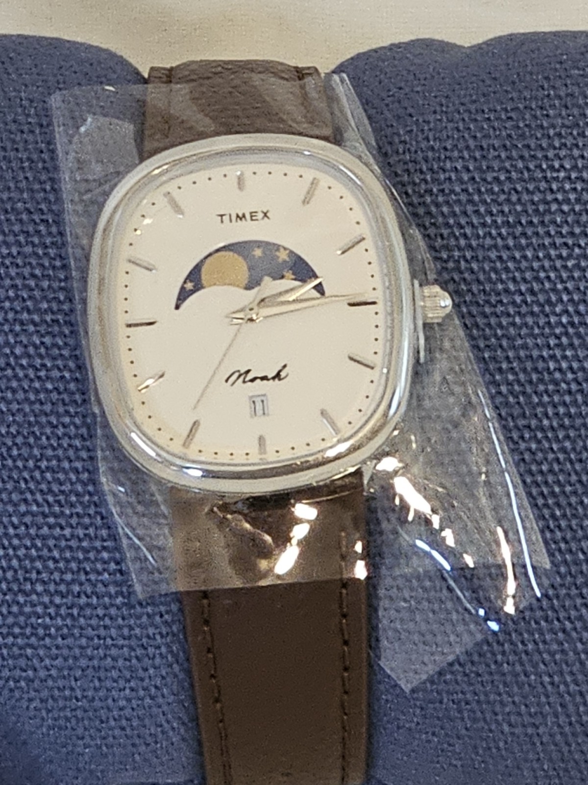 NEW Noah x Timex Oval Moon Phase Watch BROWN SILVER – Sold Out Online