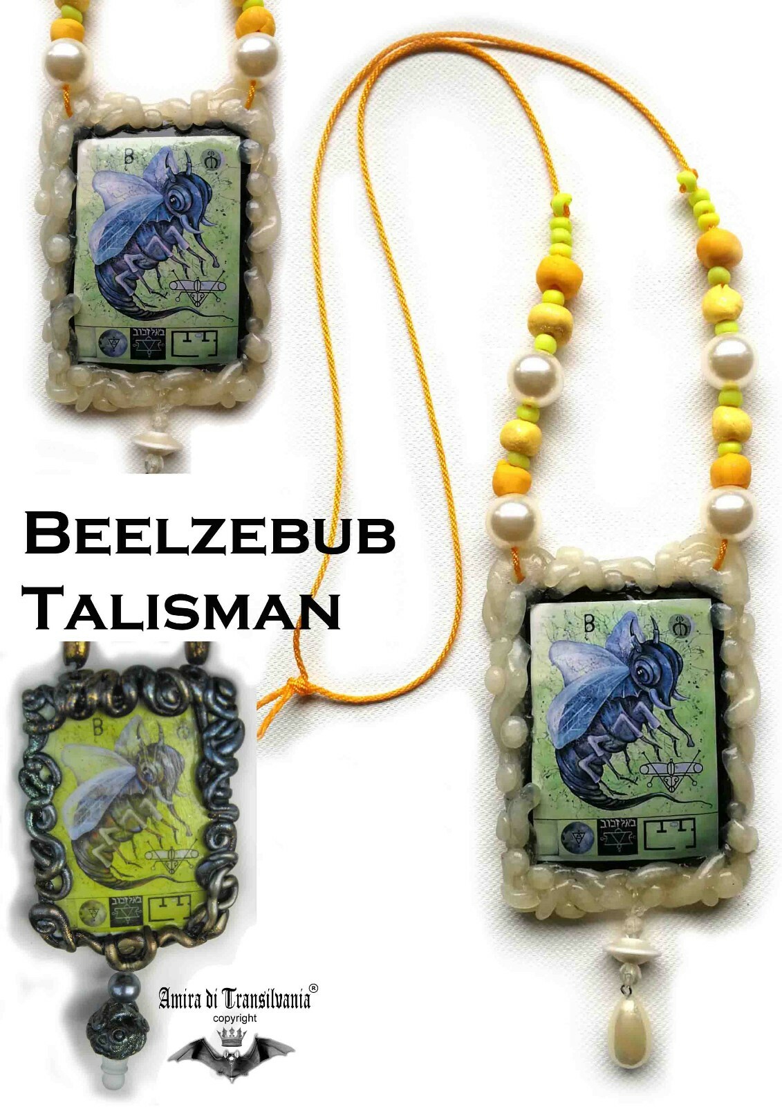 Talisman magic amulet Beelzebub demon Lemegeton Solomon keys clavicula salomonis