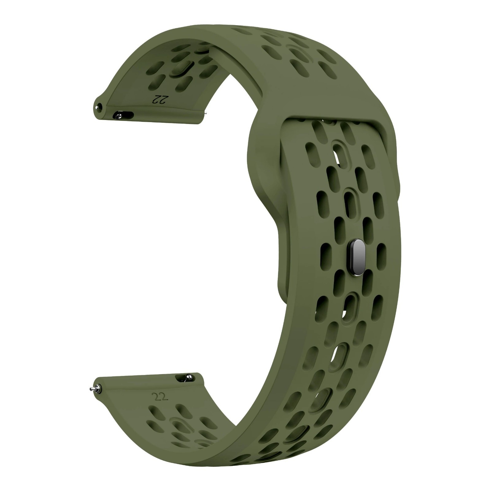 18mm 20mm 22mm Breathable Silicone Sport Watch band Silicone Strap