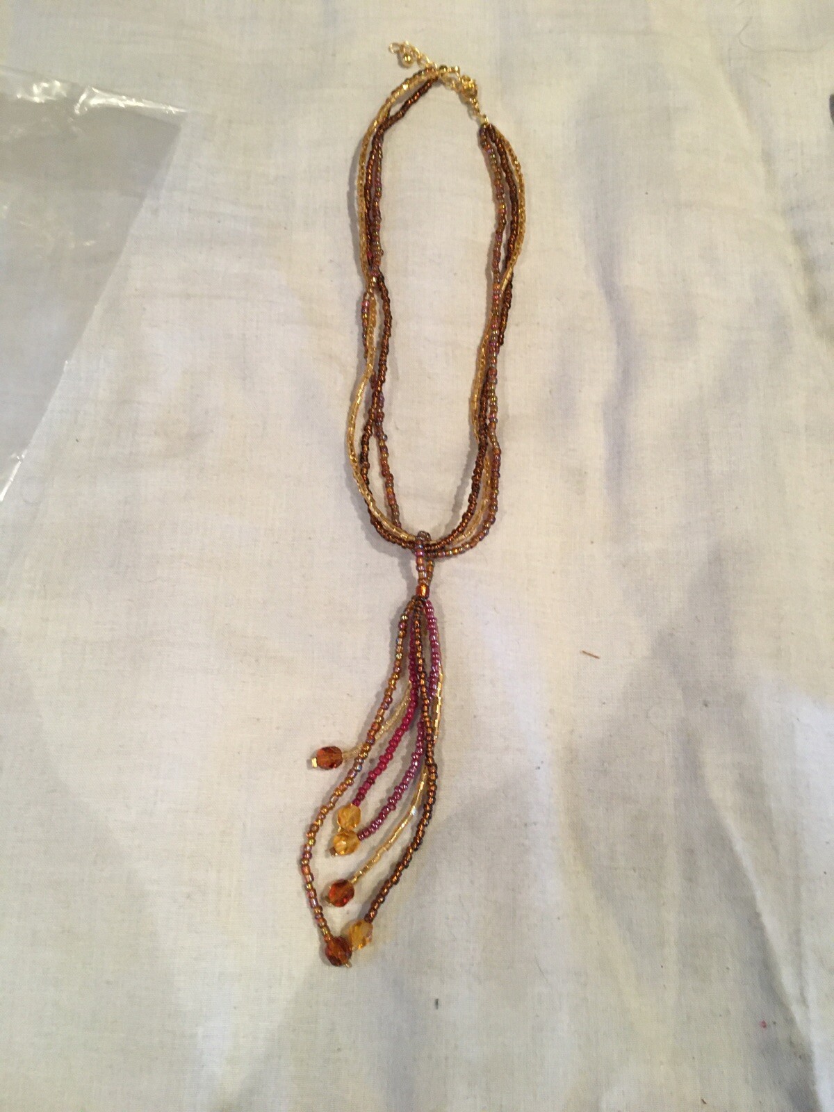 Multi Strand Bead Necklace. (j15. Type 3) New (3)