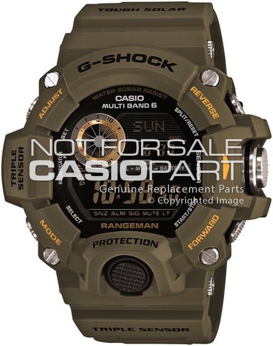 Genuine CASIO G-SHOCK Band & Bezel GW-9400 GW9400-3 Original Green Strap & Shell