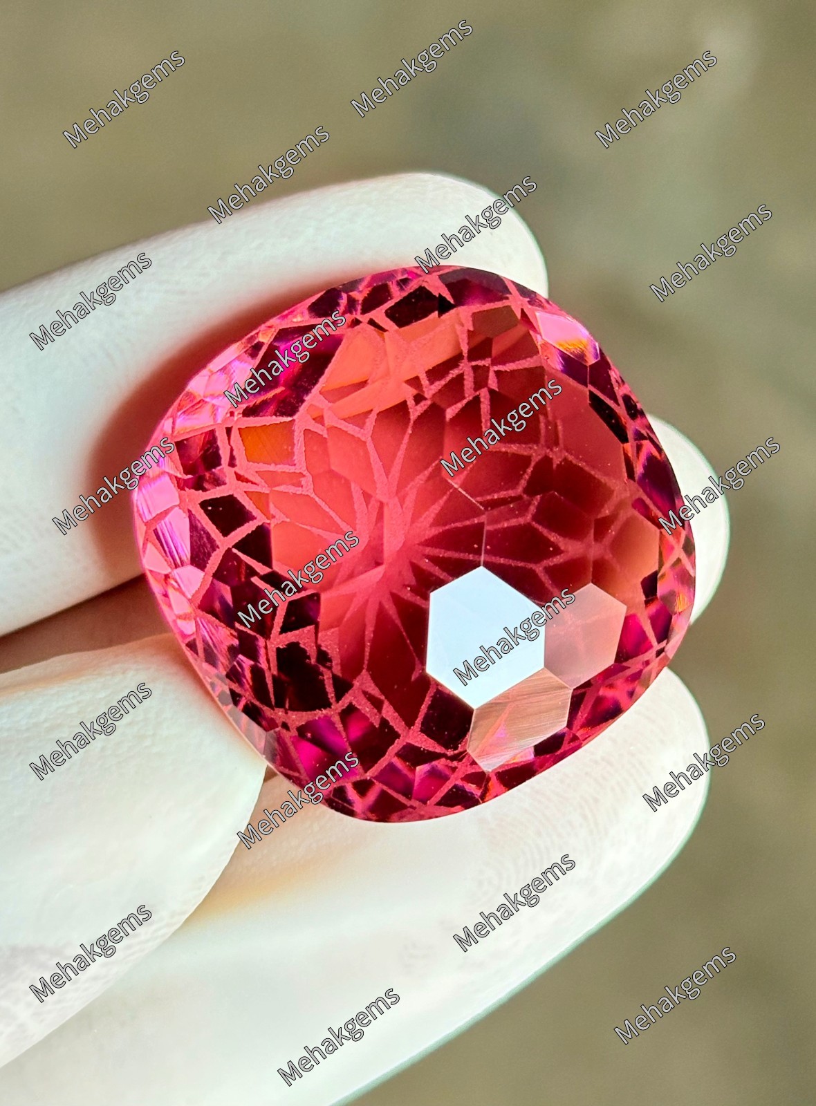 99 Carat Honeycomb Cut Zultanite Gemstone | Color Shift Diaspore Collector Stone