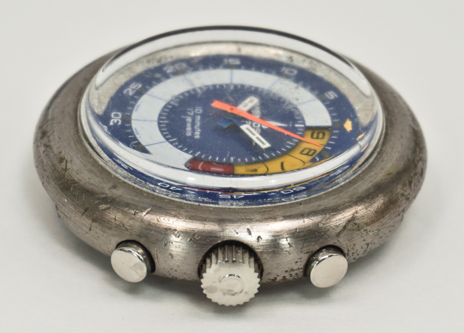 MEMOSAIL Regatta Chrono Watch 10- Minute Yacht 7737 Valjoux 17J *NEEDS SERVICE*