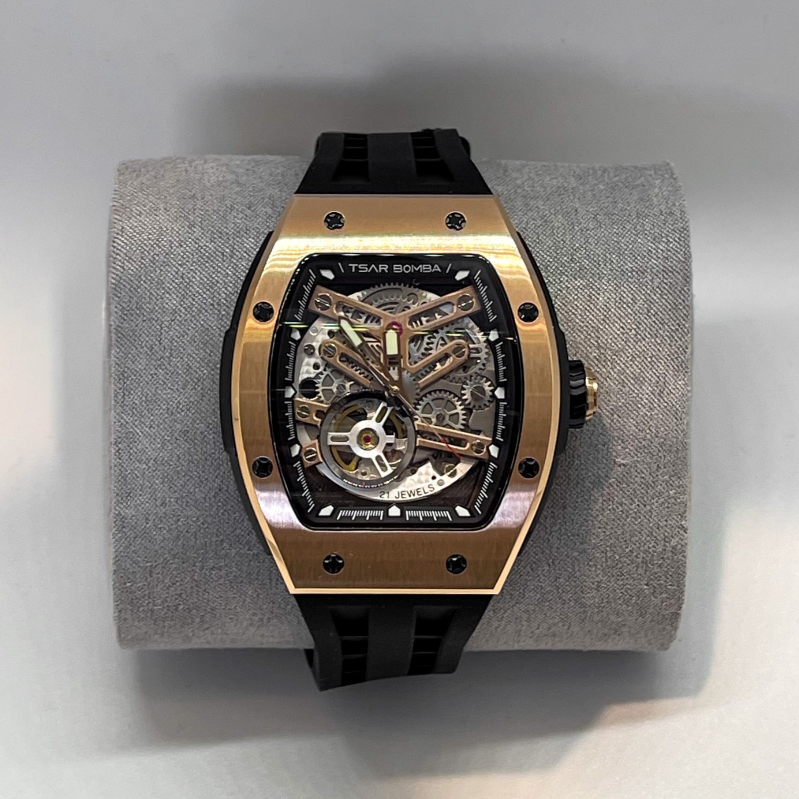 Tsar Bomba Elemental-Automatic Rose Gold Men’s Watch TB8228A-04